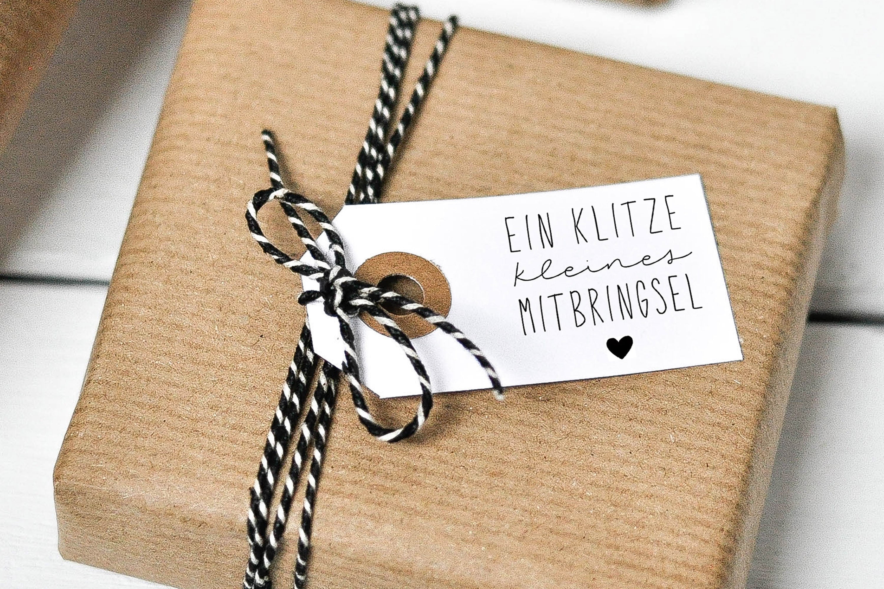 Stempel Ein klitzekleines Mitbringsel | Stempel kleines Geschenk