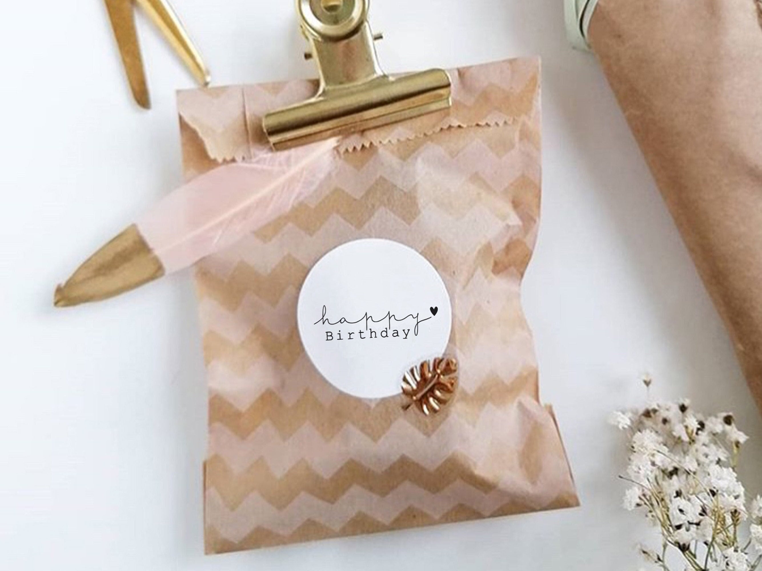 STEMPEL happy Birthday, mit Herz