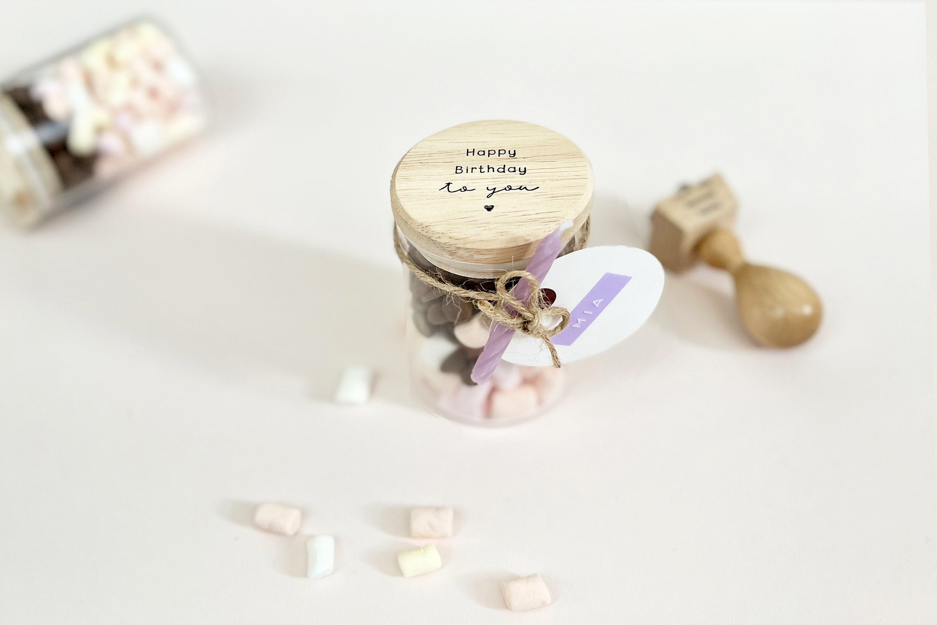 STEMPEL Happy Birthday to you, mit Herz, Stempel Geburtstag