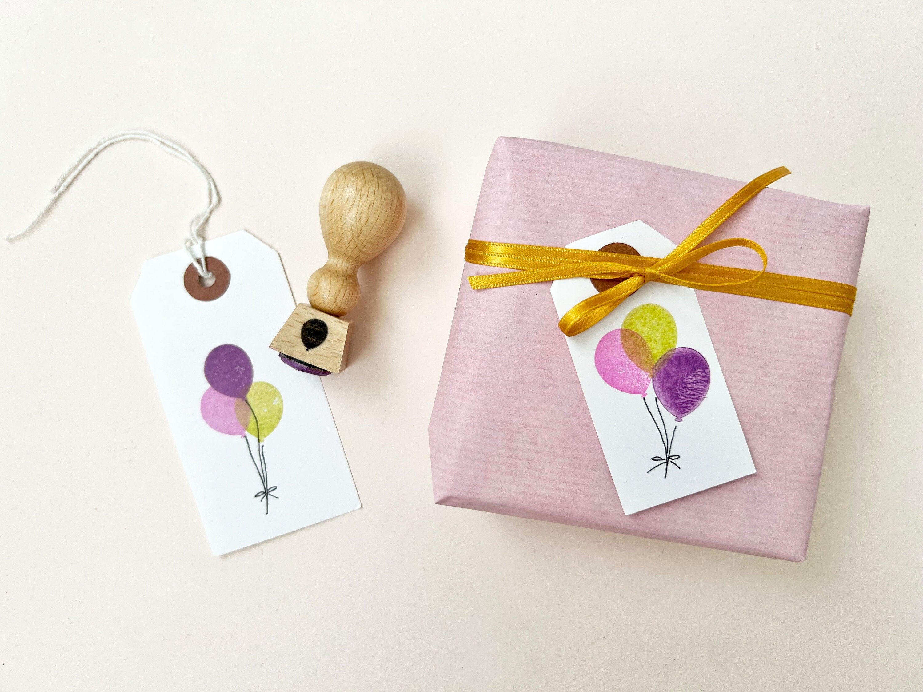 Stempel Luftballon, Stempel Geburtstag