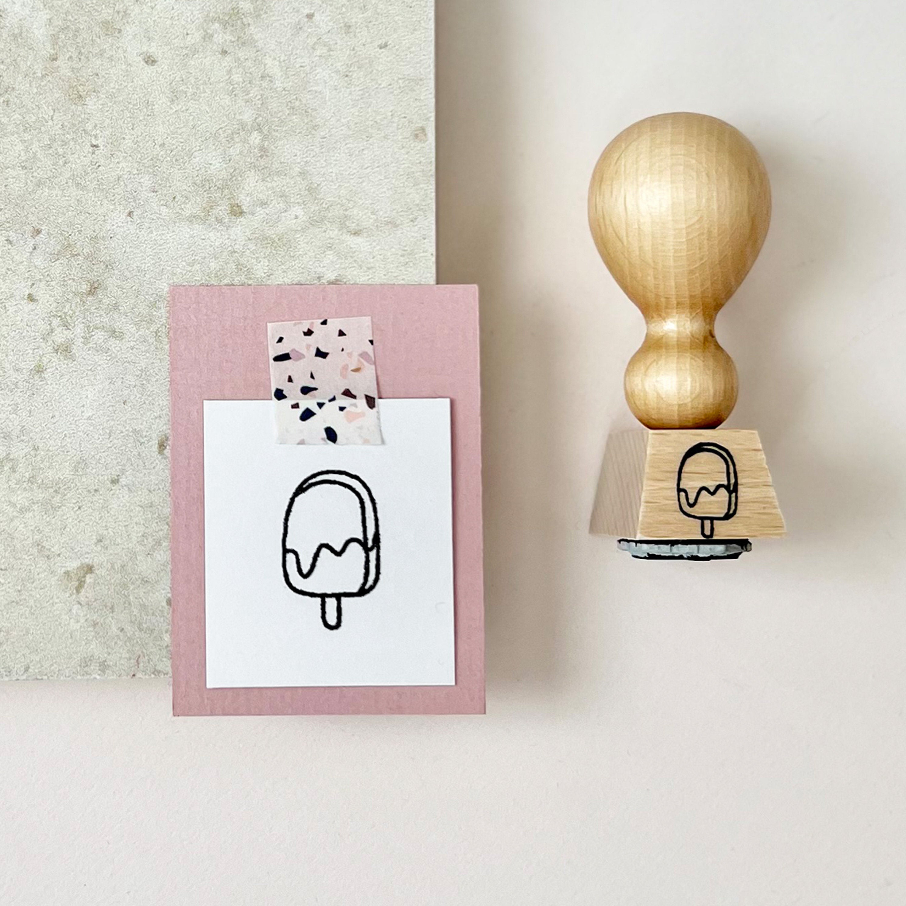 Stempel Eis am Stiel | Stempel für Gutschein