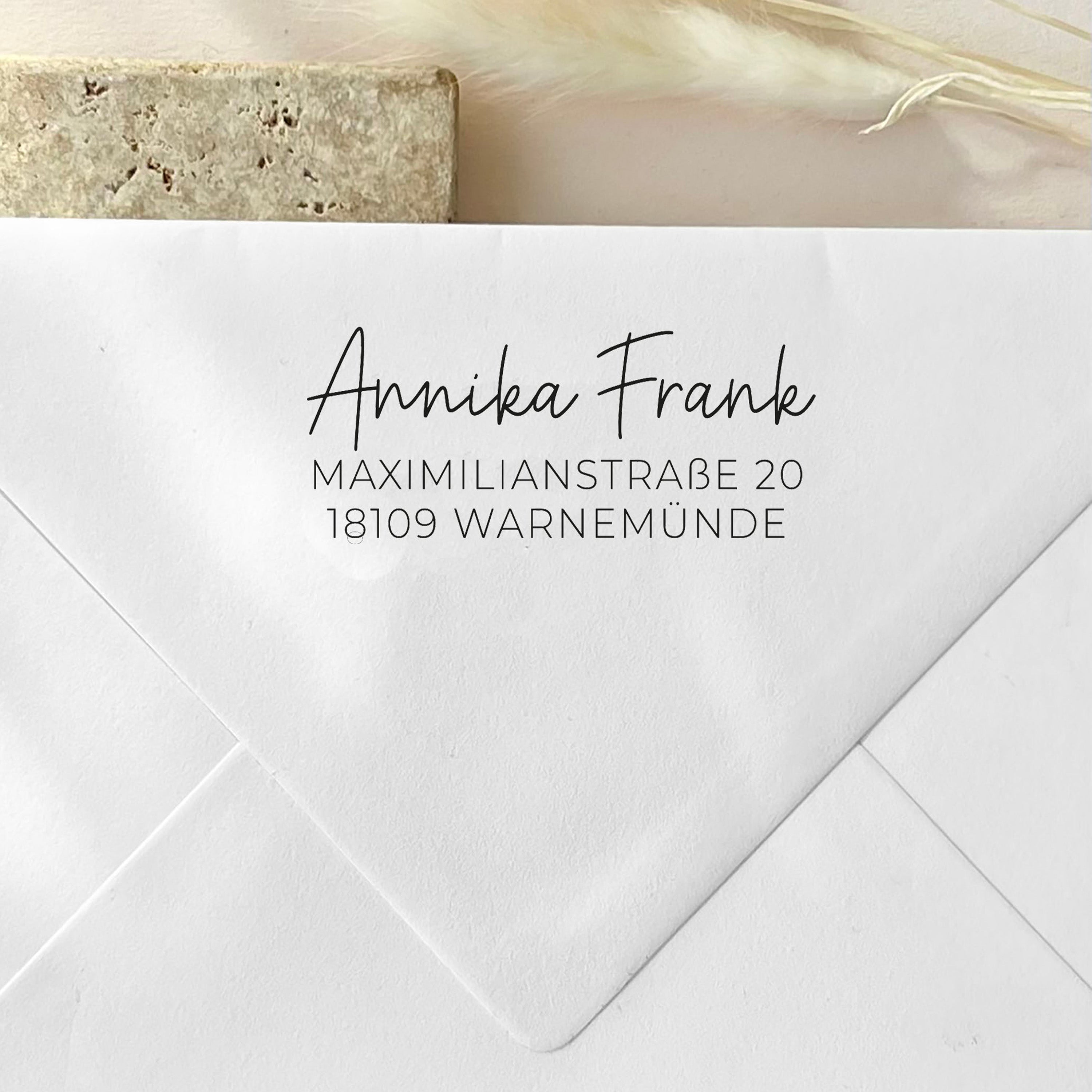 Stempel Adresse personalisiert, Adressstempel