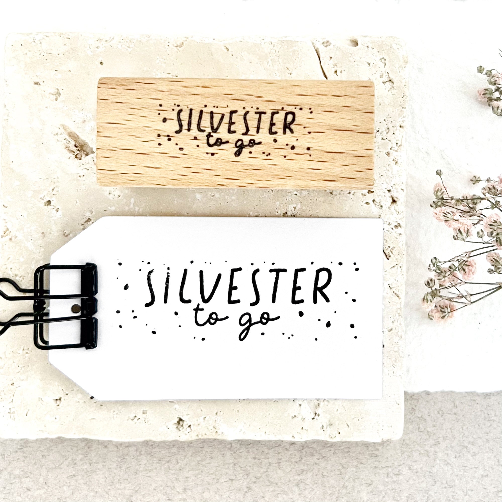 Stempel SILVESTER to go | Silvester Mitbringsel