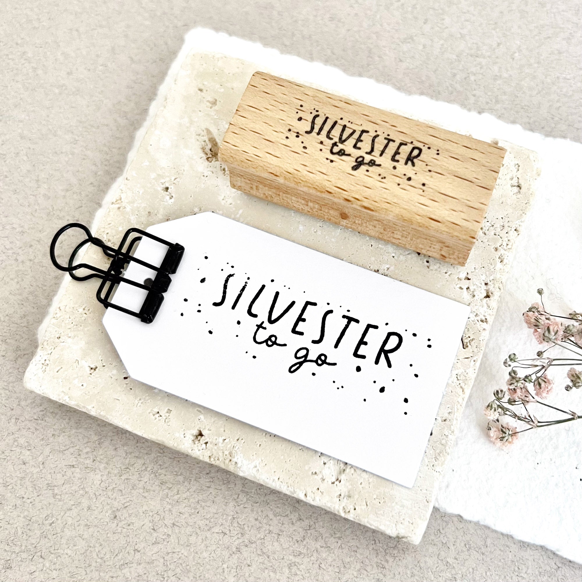 Stempel SILVESTER to go | Silvester Mitbringsel