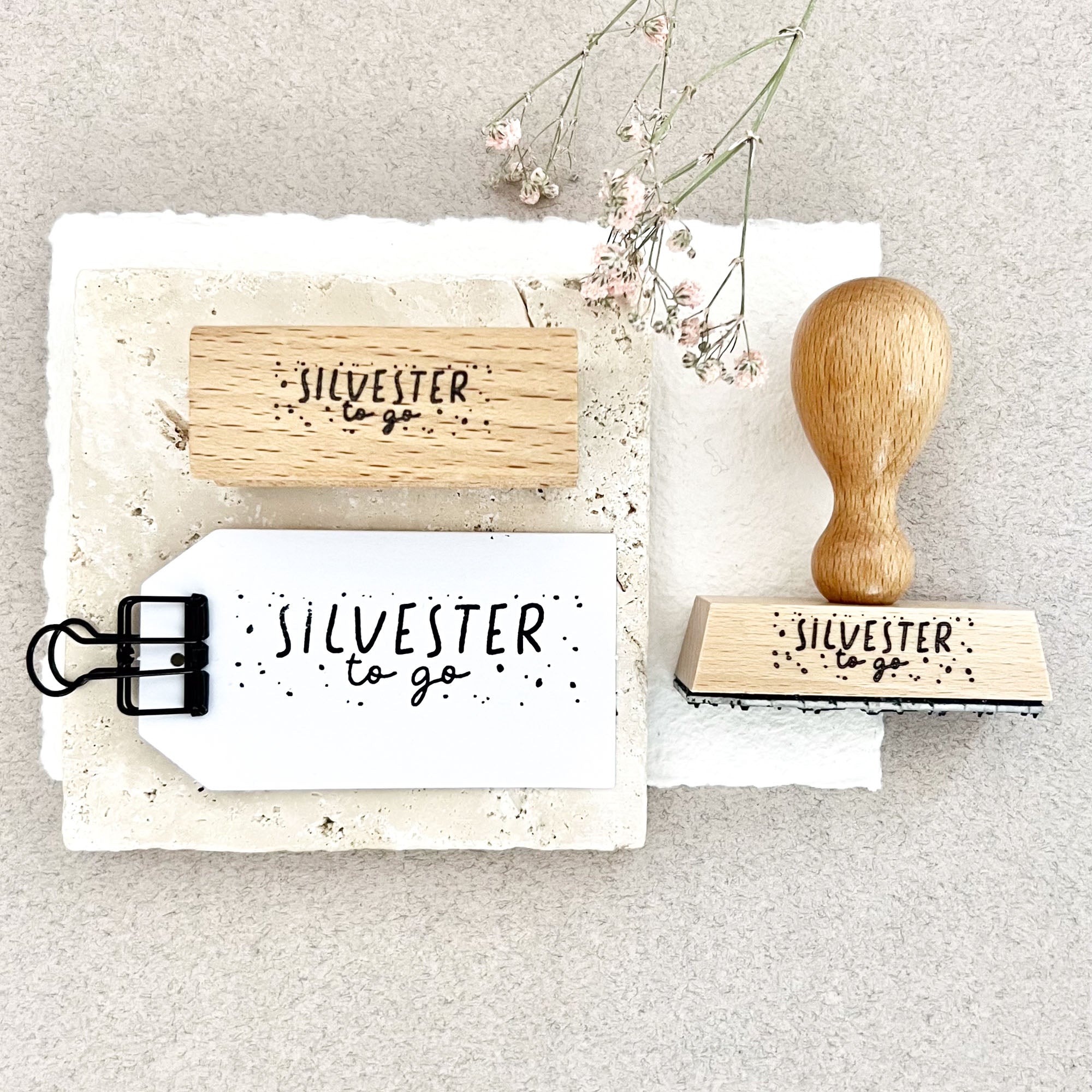 Stempel SILVESTER to go | Silvester Mitbringsel