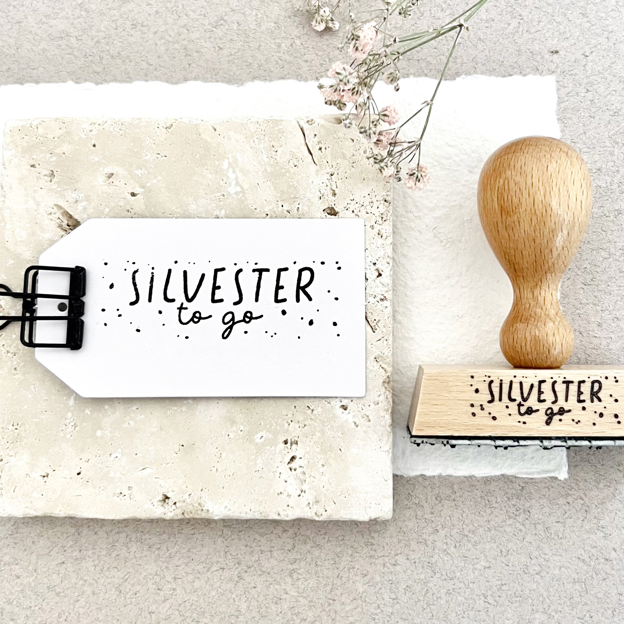 Stempel SILVESTER to go | Silvester Mitbringsel