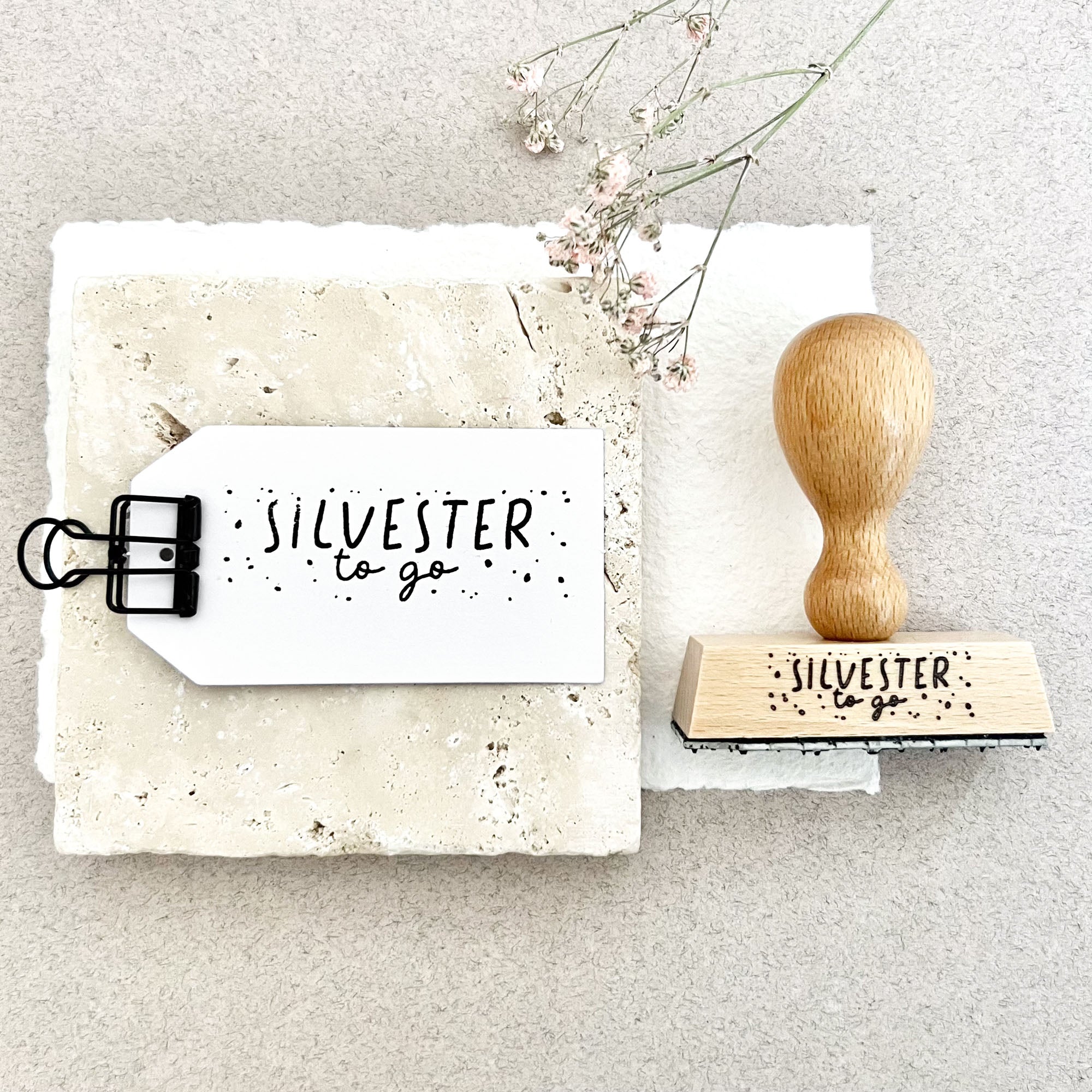 Stempel SILVESTER to go | Silvester Mitbringsel