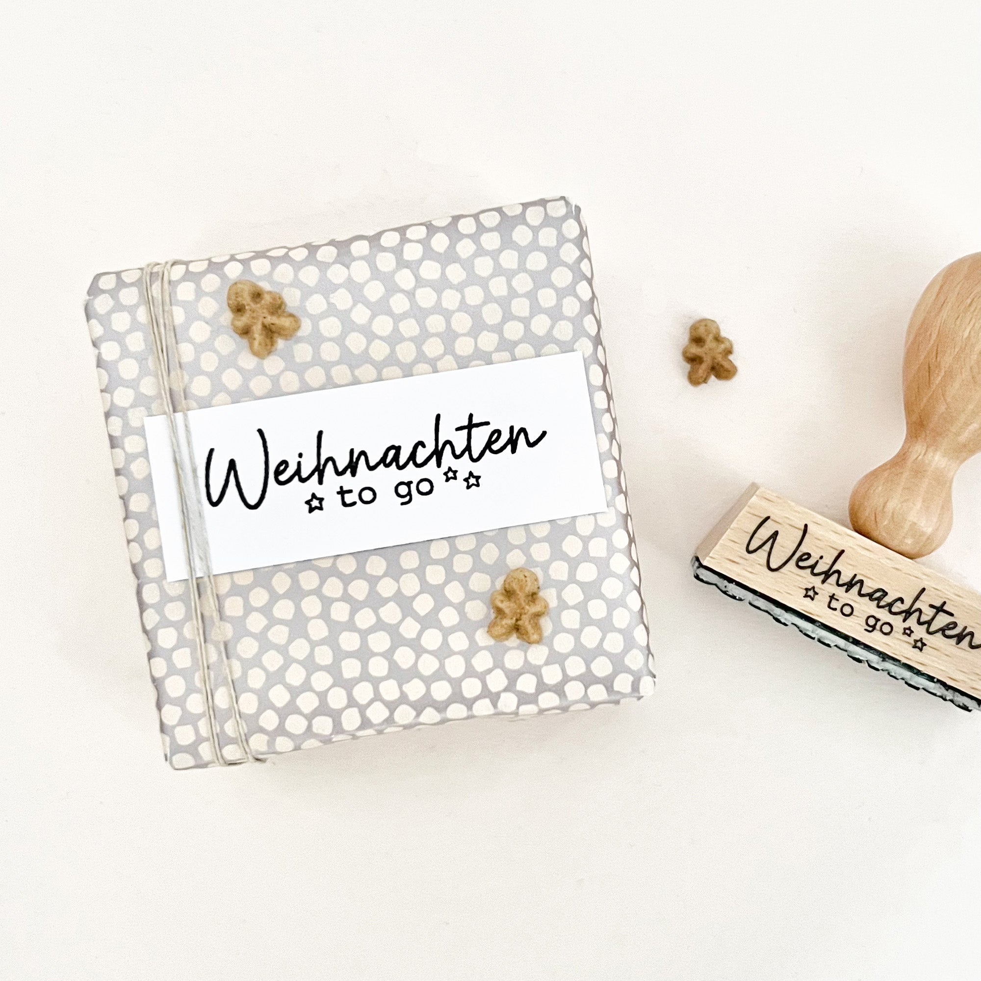 Stempel Weihnachten to go, Stempel Weihnachten, Weihnachtsstempel