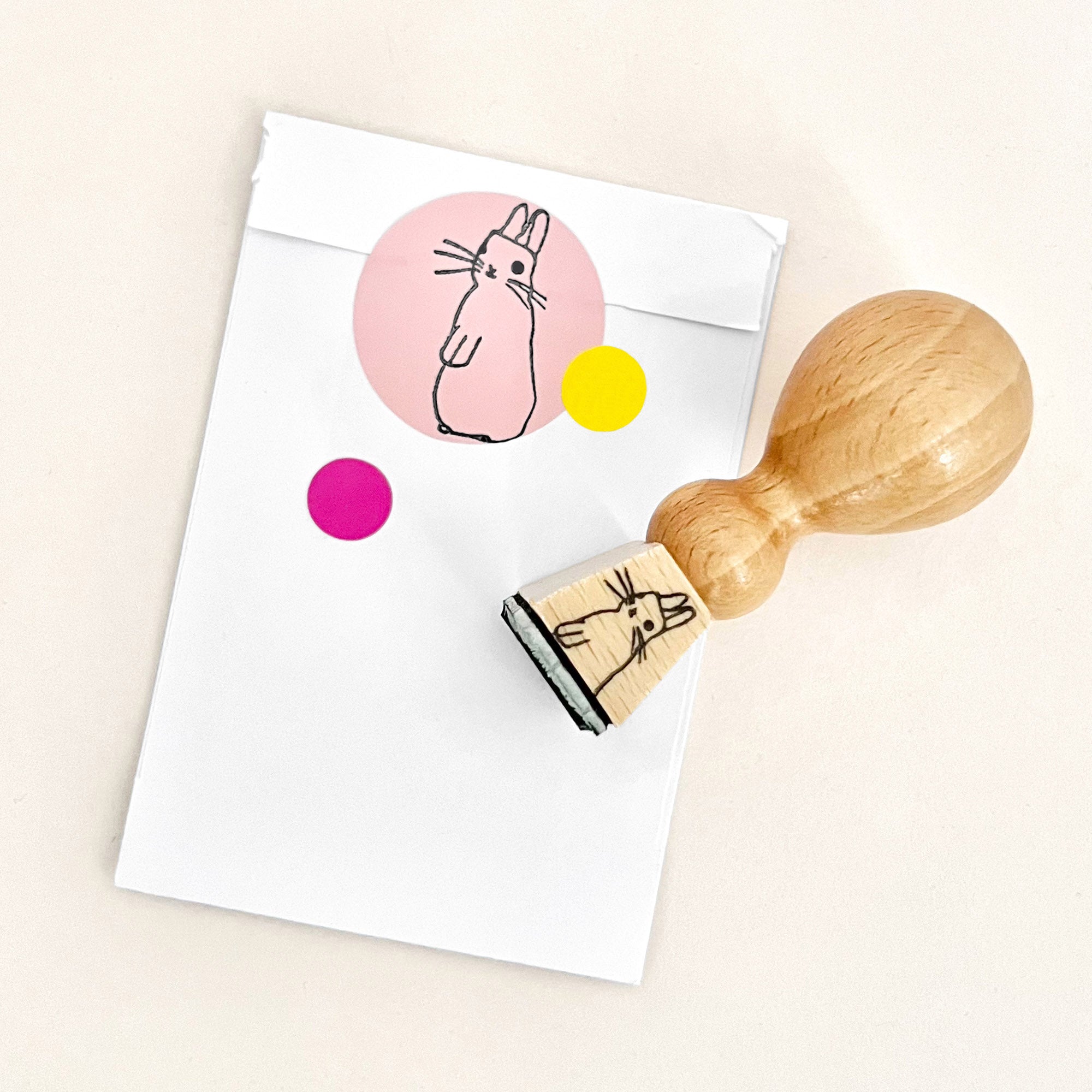 Stempel Osterhase | Motivstempel Ostern | Holzstempel Osterstempel