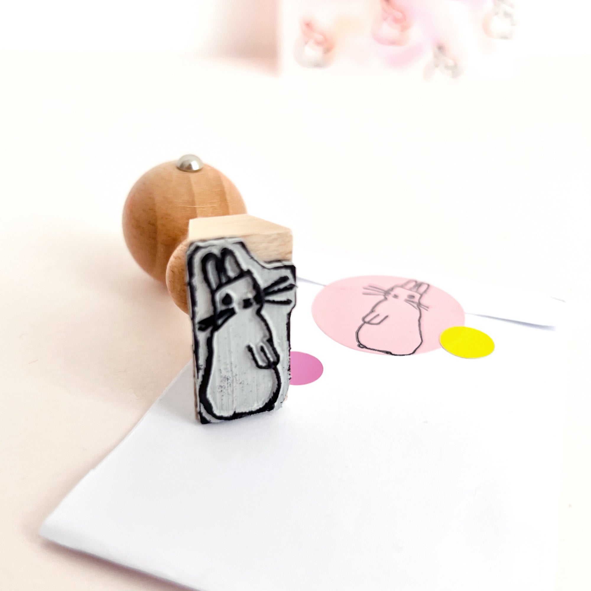 Stempel Osterhase | Motivstempel Ostern | Holzstempel Osterstempel