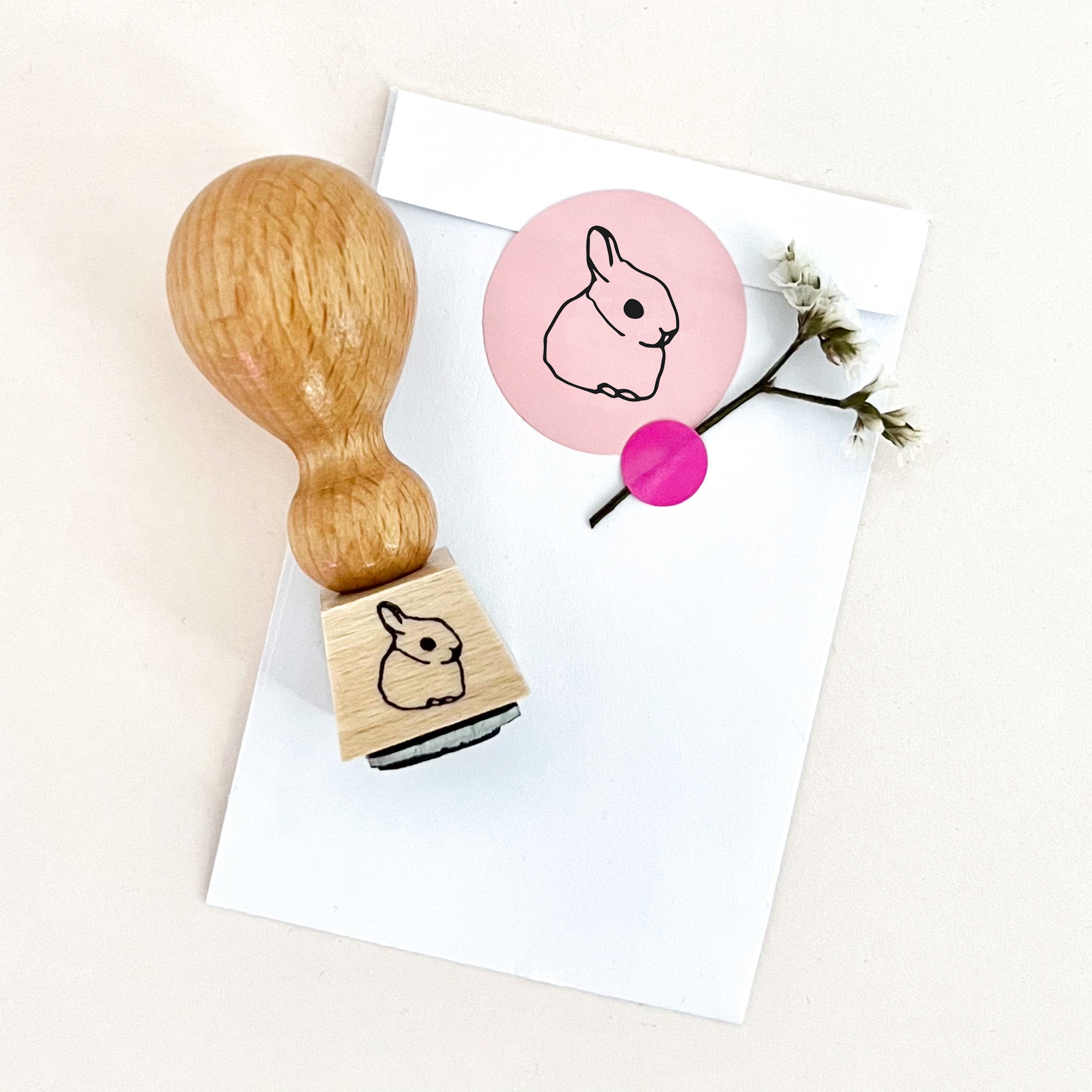 Stempel Osterhase | Holzstempel Ostern | Motivstempel Osterstempel