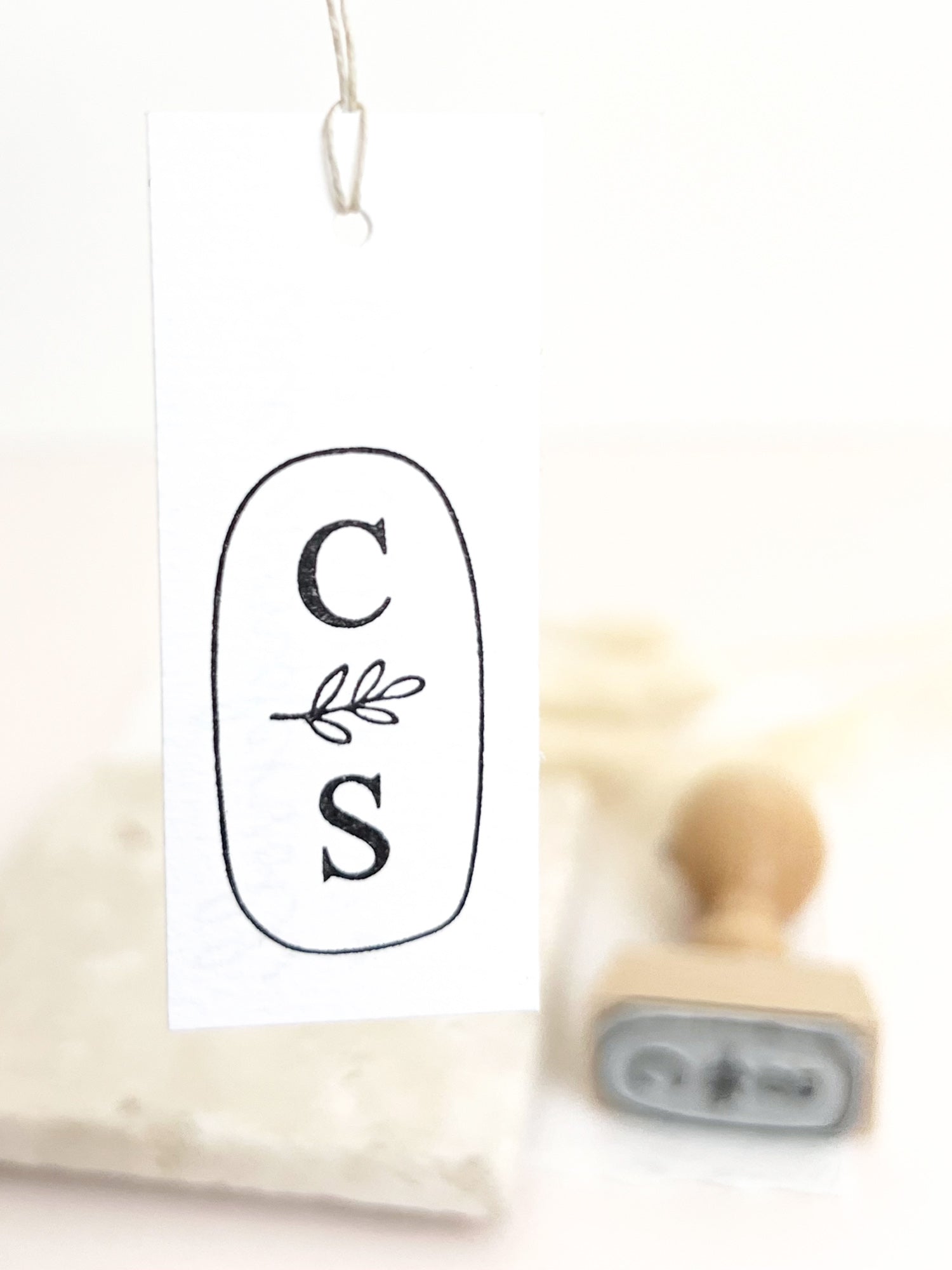 Stempel personalisiert mit Initialen | floral | Hochzeitsstempel | Ex Libris