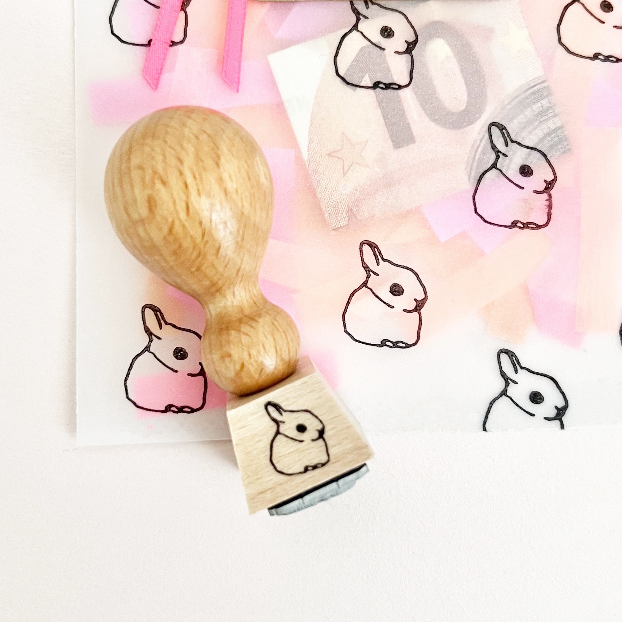 Stempel Osterhase | Holzstempel Ostern | Motivstempel Osterstempel