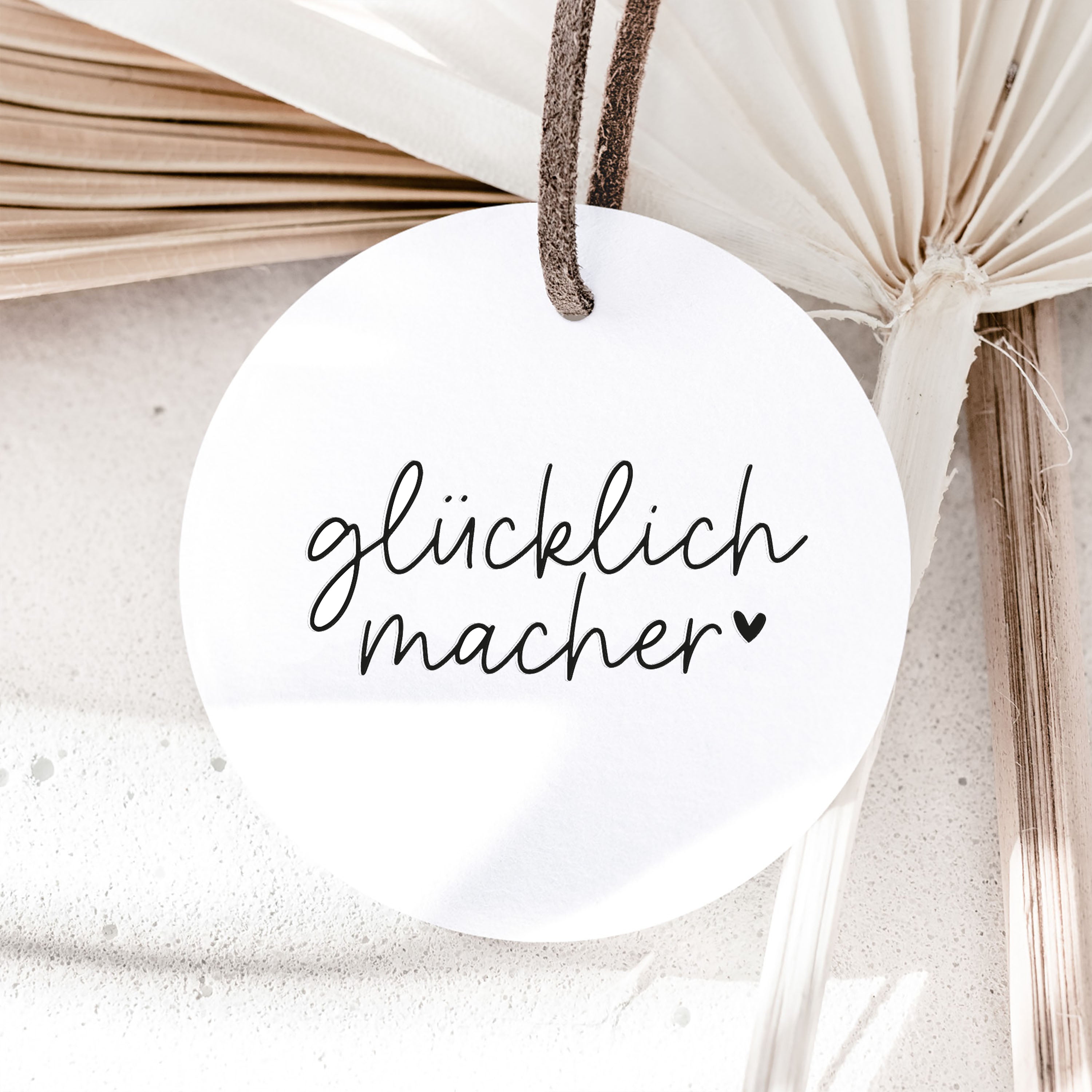 STEMPEL glücklichmacher | Stempel Geburtstag | für Mitbringsel