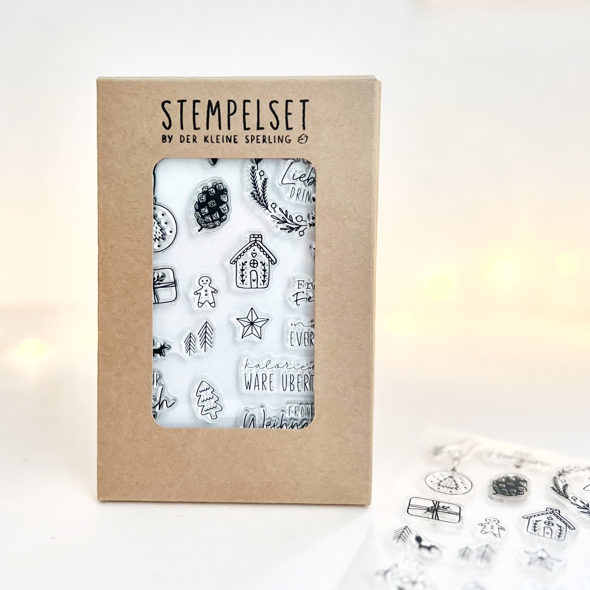 Stempelset - Weihnachten Wünsche & Motive - Set 01