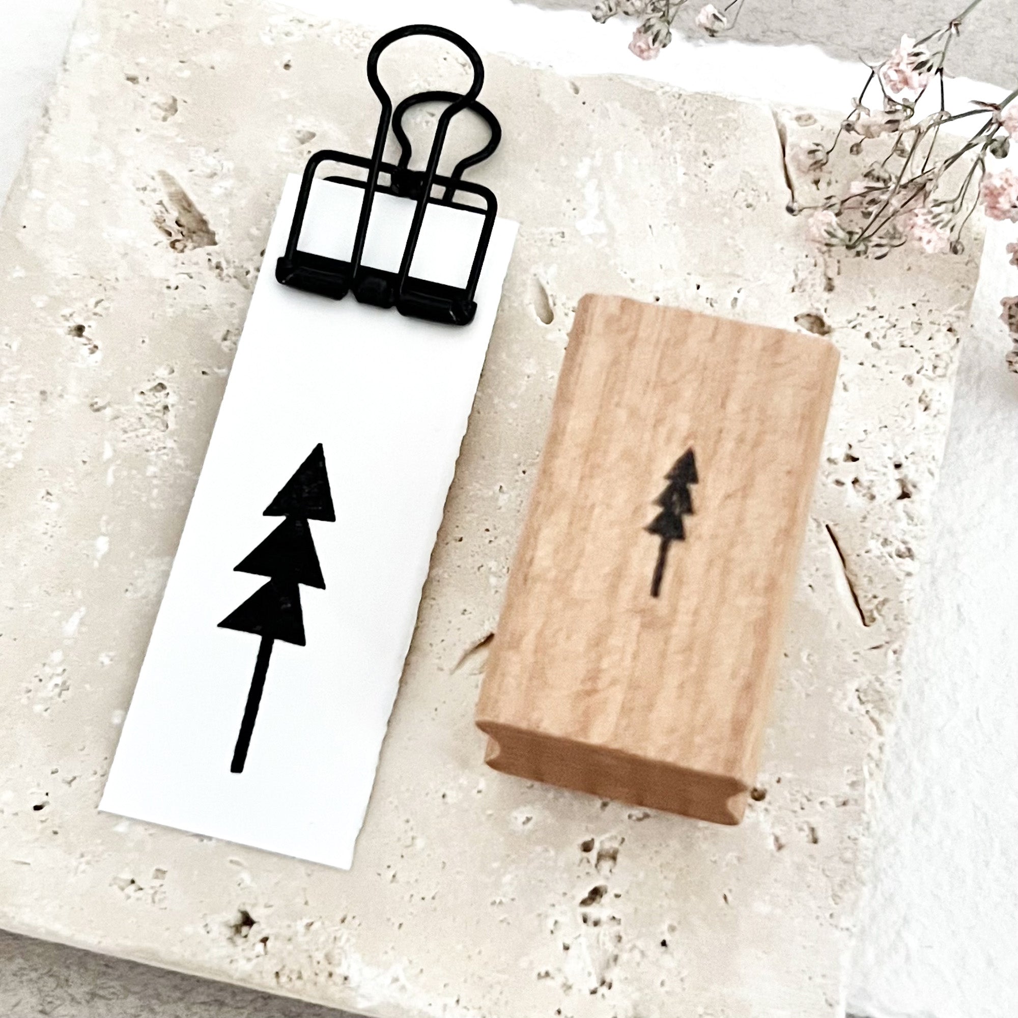 Stempel Weihnachten, Tannenbaum, Weihnachtsstempel