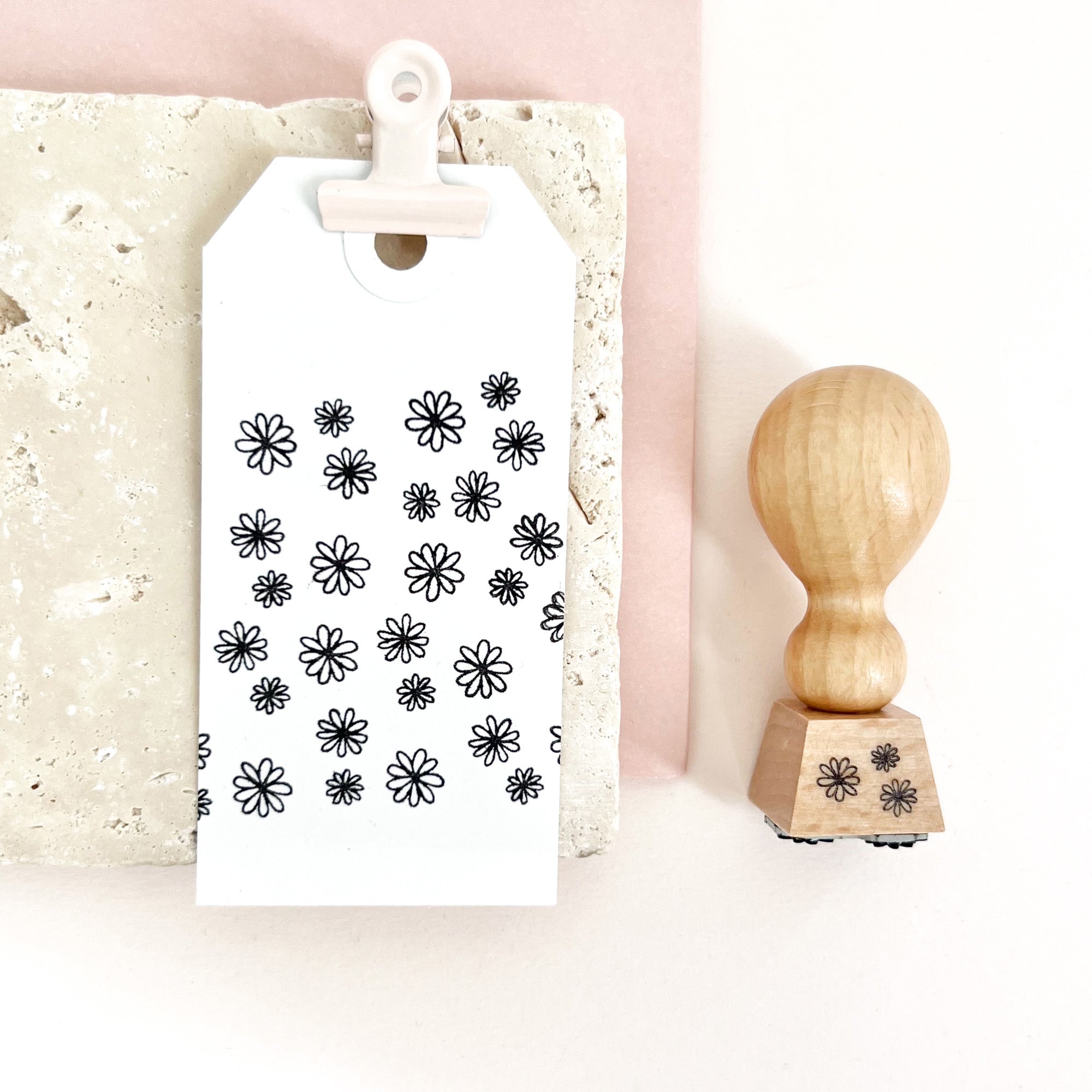 Stempel Gänseblümchen | Holzstempel Blumen
