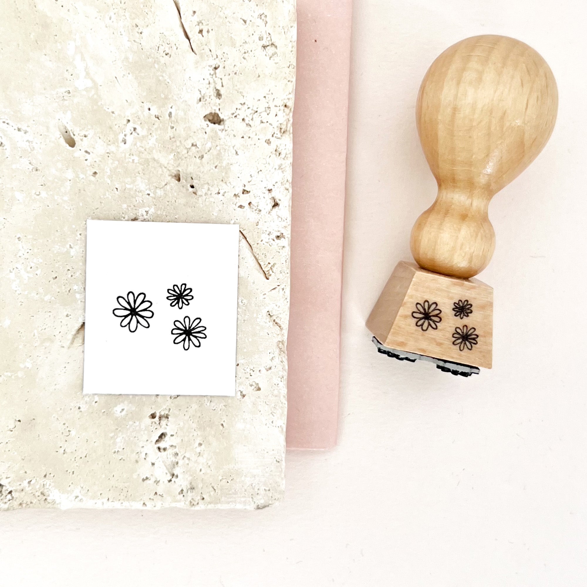 Stempel Gänseblümchen | Holzstempel Blumen