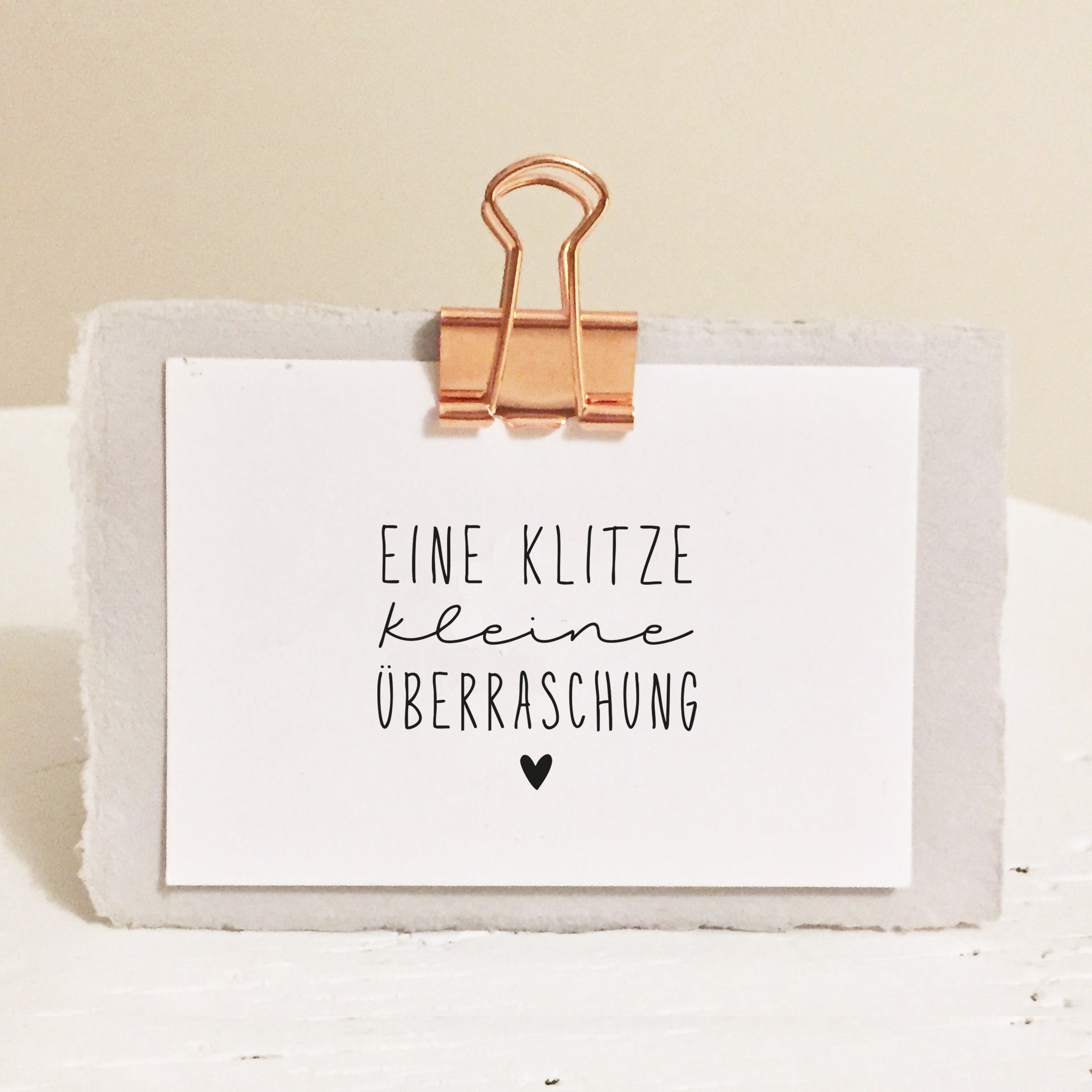 Stempel Eine klitzekleine Überraschung | Stempel Geburtstag
